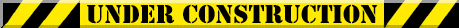 Under construction animated text graphic